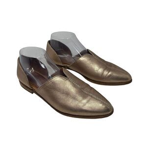 Frye and‎ Co. Flats Women's Fenn D'Orsay Flat Size 8M Metallic Rose Gold